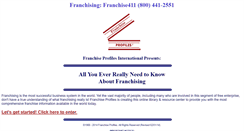 Desktop Screenshot of franchise411.com