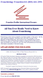 Mobile Screenshot of franchise411.com